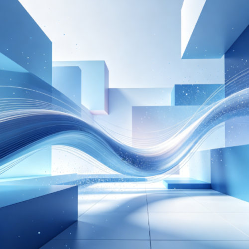 Abstract 3D Geometric Space Dynamic Elements