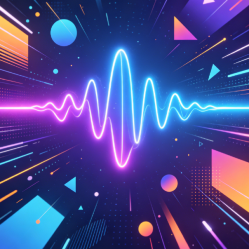 Audio Ripple Line Glowing Effect